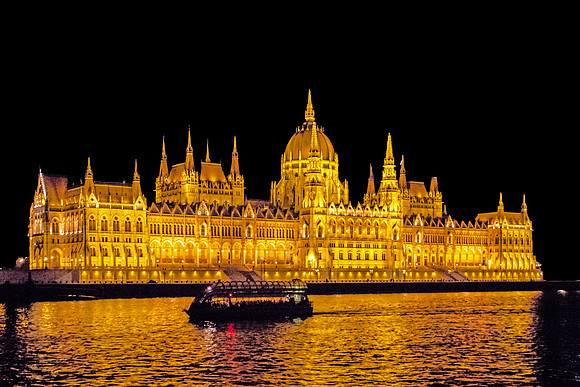Parliament of Hungary at Night
